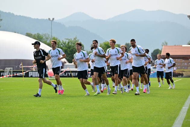 August 2, 2026 Rottach Egern Soccer, Men s, 2026–2027 Season, Borussia Mönchengladbach Training Camp A relaxed start to training DFL regulations prohibit any use of photographs as image sequences and or quasi-video Am Birkenmoos Stadium, Bavaria, Germany