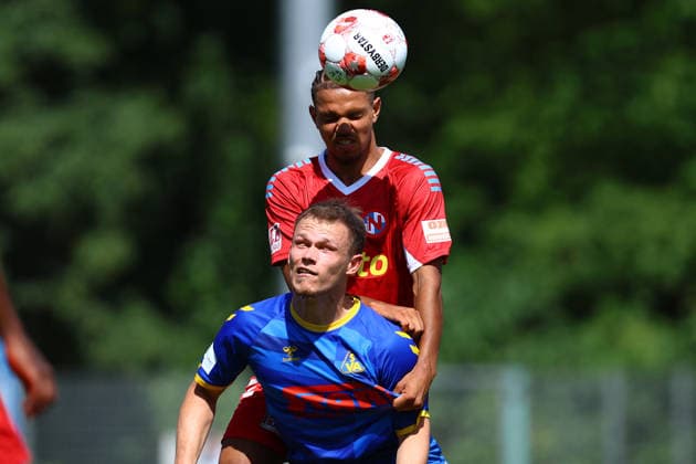 25 Josh Görtzen, FC Eintracht Norderstedt, 9 Tobias Fagerström SV Atlas Delmenhorst Men s Soccer I Regionalliga Nord I 2026–2027 Season I Matchday 1 I FC Eintracht Norderstedt vs. SV Atlas Delmenhorst I August 2, 2026 I Edmund Plambeck Stadium