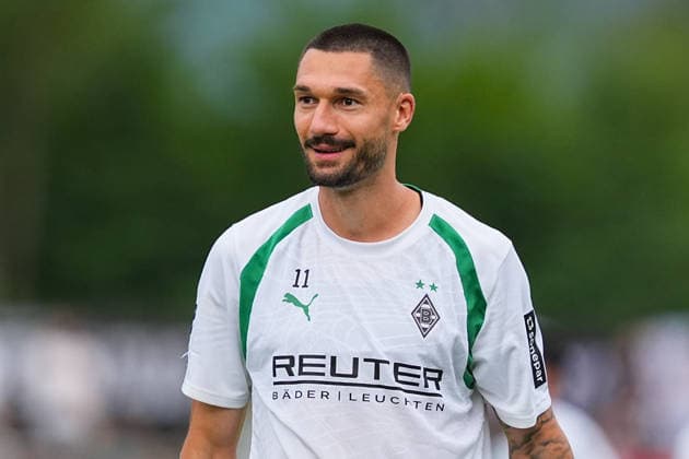 August 2, 2026, xydrx, soccer, training camp, Borussia Mönchengladbach, 2026–2027 season, Stadion am Birkenmoos, Tim Kleindienst, Borussia Mönchengladbach, 11 DFB regulations prohibit any use of photographs as image sequences and or quasi-video Copyright: HMBxMedia YannisxDreimann