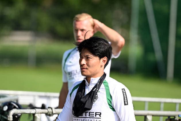 August 2, 2026 Rottach Egern Soccer, Men s, 2026–2027 Season, Training Camp Borussia Mönchengladbach Shuto Machino Gladbach DFL regulations prohibit any use of photographs as image sequences and or quasi-video Am Birkenmoos Stadium Bavaria, Germany