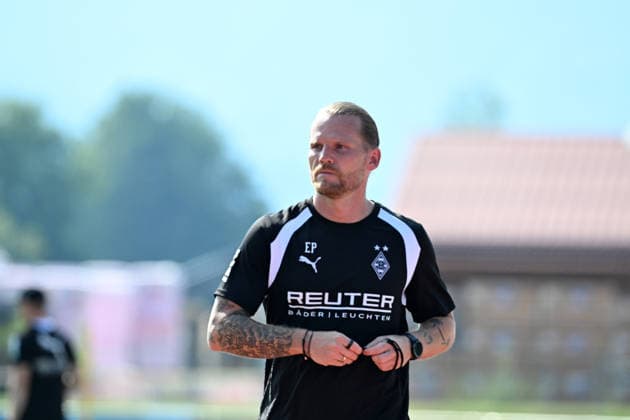 August 2, 2026 Rottach Egern Soccer, Men s, 2026–2027 Season, Training Camp Borussia Mönchengladbach Eugen Polanski, Gladbach Coach DFL regulations prohibit any use of photographs as image sequences and or quasi-video Am Birkenmoos Stadium Bavaria, Germany