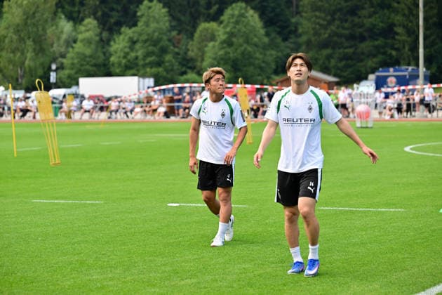 August 2, 2026 Rottach Egern Soccer, Men s, 2026–2027 season, training camp: Borussia Mönchengladbach vs. Zento Uno Gladbach, Daiki Hashioka Gladbach. DFL regulations prohibit any use of photographs as image sequences and or quasi-video. Am Birkenmoos Stadium, Bavaria, Germany