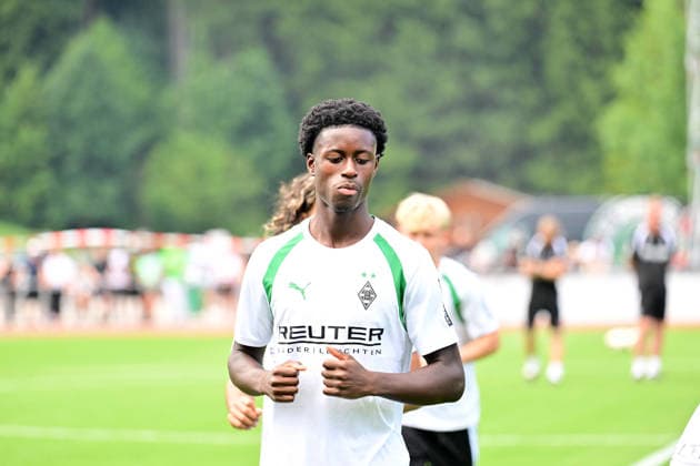 August 2, 2026 Rottach Egern Soccer, Men s, 2026–2027 Season, Training Camp Borussia Mönchengladbach Dillon Berko Gladbach DFL regulations prohibit any use of photographs as image sequences and or quasi-video Am Birkenmoos Stadium Bavaria, Germany