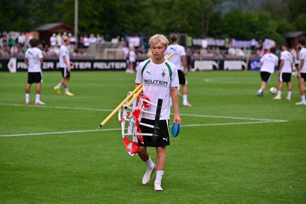 August 2, 2026 Rottach Egern Soccer, Men s, 2026–2027 Season, Training Camp Borussia Mönchengladbach Fritz Fleck Gladbach DFL regulations prohibit any use of photographs as image sequences and or quasi-video Am Birkenmoos Stadium Bavaria, Germany