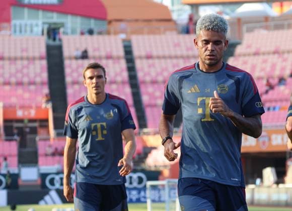 SKO, Luis Diaz, FC Bayern Munich 14, FC Bayern Munich open practice ahead of the friendly match against Jeju SK, 2026–27 season, March 8, 2026, Bayern Munich, South Korea Copyright: xEibner-Pressefotox EP_JNL