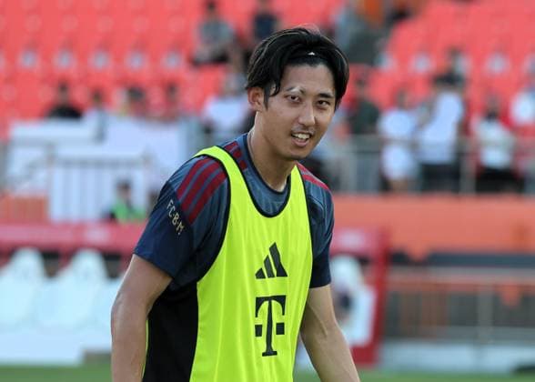 SKO, Hiroki Ito, FC Bayern Munich 21, FC Bayern Munich open practice ahead of the friendly match against Jeju SK, 2026–27 season, March 8, 2026, Bayern Munich, South Korea Copyright: xEibner-Pressefotox EP_JNL