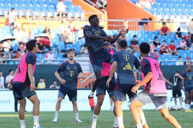 SKO, Bastian Assomo, FC Bayern Munich 3; FC Bayern Munich open practice ahead of the friendly match against Jeju SK, 2026–27 season, March 8, 2026, Bayern Munich, South Korea Copyright: xEibner-Pressefotox EP_JNL