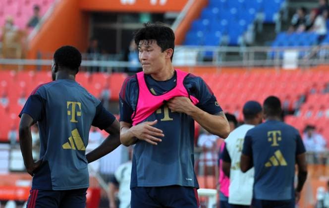 SKO, Kim Min-jae, FC Bayern Munich 3; FC Bayern Munich open practice ahead of the friendly match against Jeju SK, 2026–27 season, March 8, 2026, Bayern Munich, South Korea Copyright: xEibner-Pressefotox EP_JNL