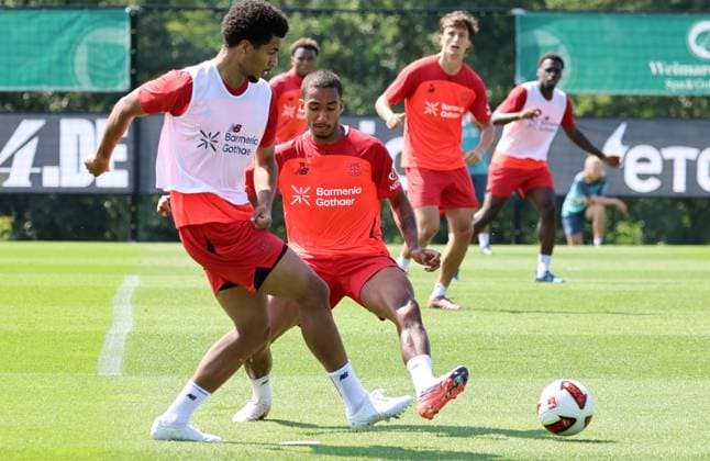 Football, Bundesliga 1, Bayer 04 Leverkusen, training camp in Blankenhain