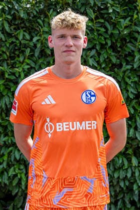 August 3, 2026, 2026–2027 photo shoot at FC Schalke 04, Bundesliga 1, , goalkeeper Johannes Siebeking, FC Schalke 04, Gelsenkirchen, Veltins Arena, North Rhine-Westphalia, Germany, xRHR FOTO DEx Copyright: DennisxEwert RHR-FOTOx RHR-FOTO DE