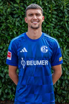 August 3, 2026, Photo shoot for the 2026–2027 season at FC Schalke 04, Bundesliga 1, , Dejan Ljubicic, FC Schalke 04, Gelsenkirchen, Veltins Arena, North Rhine-Westphalia, Germany, xRHR, PHOTO DEx Copyright: DennisxEwert RHR-FOTOx RHR-FOTO DE