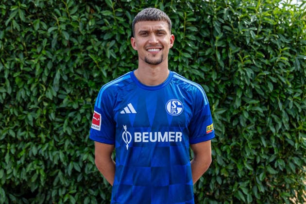 August 3, 2026, Photo shoot for the 2026–2027 season at FC Schalke 04, Bundesliga 1, , Dejan Ljubicic, FC Schalke 04, Gelsenkirchen, Veltins Arena, North Rhine-Westphalia, Germany, xRHR, PHOTO DEx Copyright: DennisxEwert RHR-FOTOx RHR-FOTO DE