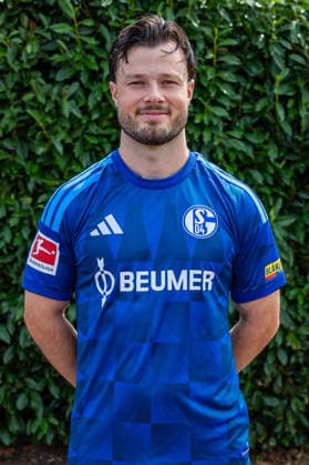 August 3, 2026, Portrait session for the 2026–2027 season at FC Schalke 04, Bundesliga 1, , Adrian Gantenbein, FC Schalke 04, Gelsenkirchen, Veltins Arena, North Rhine-Westphalia, Germany, xRHR, PHOTO DEx Copyright: DennisxEwert RHR-FOTOx RHR-FOTO DE