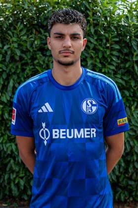 August 3, 2026, Photo shoot for the 2026–2027 season at FC Schalke 04, Bundesliga 1, , Mertcan Ayhan, FC Schalke 04, Gelsenkirchen, Veltins Arena, North Rhine-Westphalia, Germany, xRHR, PHOTO DEx Copyright: DennisxEwert RHR-FOTOx RHR-FOTO DE