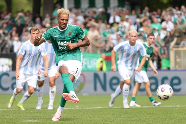 August 1, 2026, Men s Soccer, 2026–2027 Season, Bavarian Regional League, Matchday 2: 1 FC Schweinfurt 1905 vs. TSV 1860 Munich; Mike Dellinger (FC Schweinfurt 05) scored on a penalty kick at the Riedel Bau Arena in Sachs Stadio, Bavaria, Lower Franconia, Germany