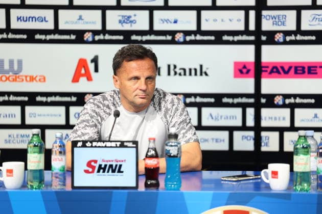 Croatia, Zagreb, 030826. Maksimir Stadium. press conference, PK, Pressekonferenz of GNK Dinamo before the match of the third round of UEFA Champions League qualification against Kauno Zalgiris. In the photo: Mario Kovacevic. Photo: Ranko Suvar CROPIX Zagreb Croatia Copyright: xxRankoxSuvarx dinamo_press4-030826