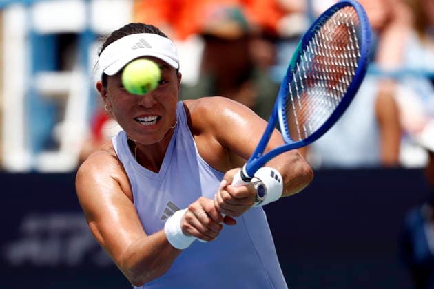Washington DC Open tennis tournament Jessica Pegula of the USA in action against Alexandra Eala of the Philippines during their Women™s Final match at the Washington DC Open tennis tournament, in Washington, DC, USA, 03 August 2026. WASHINGTON DC UNITED STATES  Copyright: xWILLxOLIVERx