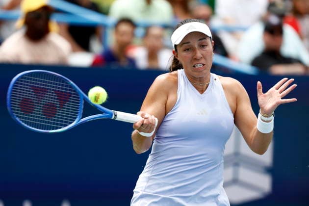 Washington DC Open tennis tournament Jessica Pegula of the USA in action against Alexandra Eala of the Philippines during their Women™s Final match at the Washington DC Open tennis tournament, in Washington, DC, USA, 03 August 2026. WASHINGTON DC UNITED STATES  Copyright: xWILLxOLIVERx