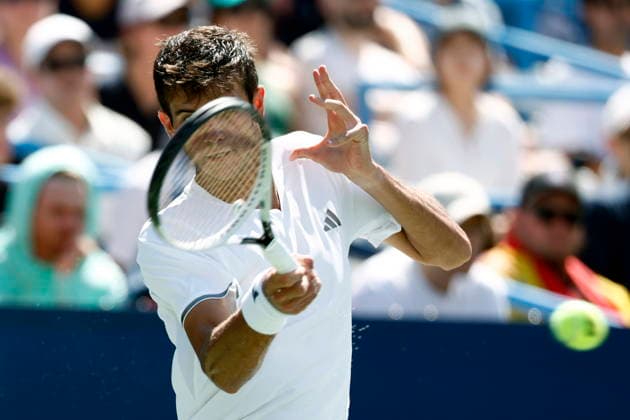 Washington DC Open tennis tournament Rafael Jodar of Spain in action against Taylor Fritz of the USA during their Mens Final match at the Washington DC Open tennis tournament, in Washington, DC, USA, 03 August 2026. WASHINGTON DC UNITED STATES  Copyright: xWILLxOLIVERx