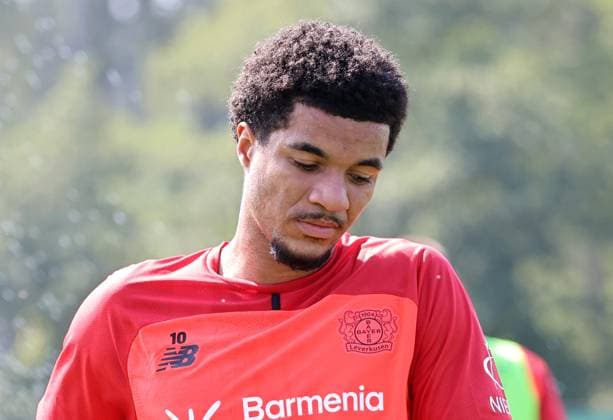 GER, Bayer 04 Leverkusen Training Camp in Blankenhain, August 3, 2026, Blankenhain, GER, 2026–2027 Season, Bundesliga 1, Bayer 04 Leverkusen Training Camp in Pictures: Malik Tillmann, Leverkusen. DFL regulations prohibit any use of photographs as image sequences and or quasi-video content.
