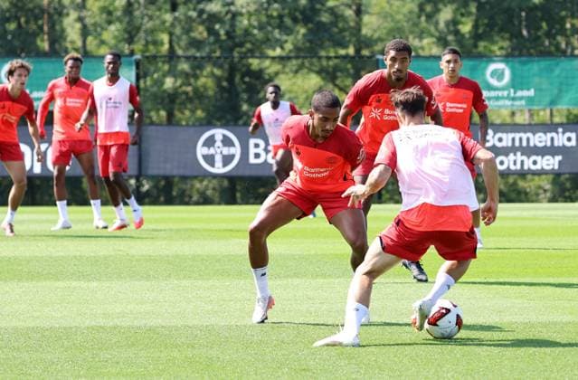 GER, Bayer 04 Leverkusen Training Camp in Blankenhain, August 3, 2026, Blankenhain, GER, 2026–2027 Season, Bundesliga 1, Bayer 04 Leverkusen Training Camp in Pictures: Arthur Leverkusen. DFL regulations prohibit any use of photographs as image sequences and or quasi-video content.