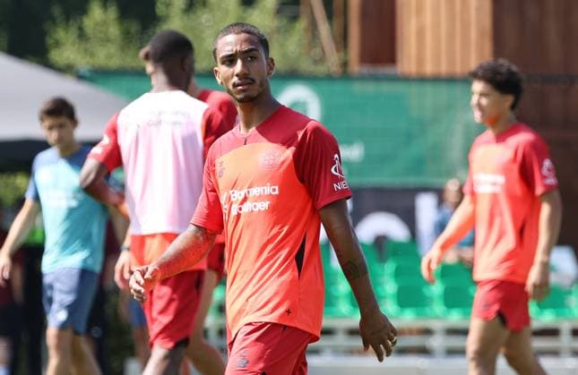 GER, Bayer 04 Leverkusen Training Camp in Blankenhain, August 3, 2026, Blankenhain, GER, 2026–2027 Season, Bundesliga 1, Bayer 04 Leverkusen Training Camp in Pictures: Arthur Leverkusen. DFL regulations prohibit any use of photographs as image sequences and or quasi-video content.