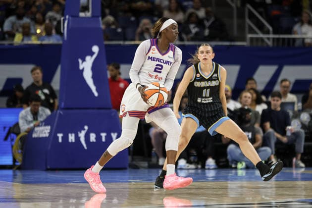CHICAGO, USA - August 3: Kahleah Copper (2 Phoenix Mercury) in action during the WNBA, Basketball Damen, USA game between the Chicago Sky and Phoenix Mercury at Wintrust Arena on Monday, August 3 in Chicago, USA Copyright: xShainaxBenhiyoun SPPx Sportspressphoto_SPR200286