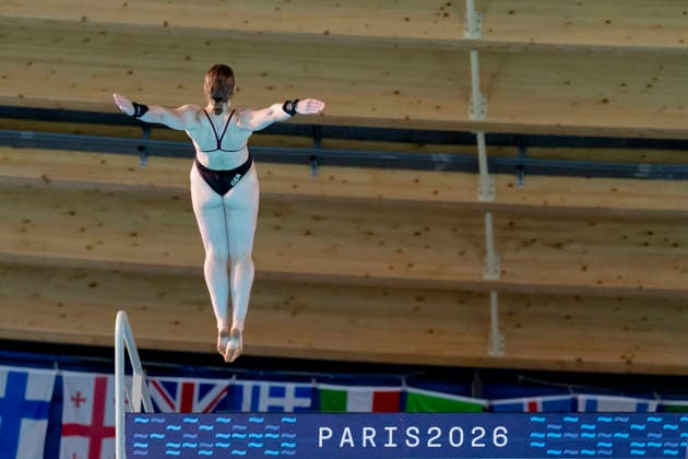 France, Paris, Centre Aquatique Olympique Metropole du Grand Paris, August 3, 2026, European Aquatics Championships – Artistic Swimming, Day 3, Women’s 10m Platform Final, Elena Wassen of Germany, Photo by Eibner Pressefoto Tino Henschel European Aquatics Championships Artistic Swimming, Day 3, Women’s 10m Platform Final, Paris Copyright: xEibnerxPressefotox
