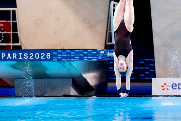 France, Paris, Centre Aquatique Olympique Metropole du Grand Paris, August 3, 2026, European Aquatics Championships – Artistic Swimming, Day 3, Women’s 10m Platform Final, Elena Wassen of Germany, Photo by Eibner Pressefoto Tino Henschel European Aquatics Championships Artistic Swimming, Day 3, Women’s 10m Platform Final, Paris Copyright: xEibnerxPressefotox