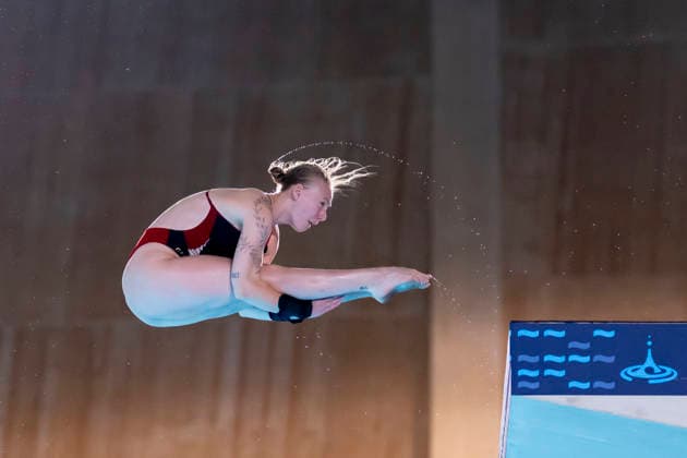 France, Paris, Centre Aquatique Olympique Metropole du Grand Paris, August 3, 2026, European Aquatics Championships – Artistic Swimming, Day 3, Women’s 10m Platform Final, Pauline Alexandra Pfeif of Germany, Photo by Eibner Pressefoto Tino Henschel European Aquatics Championships Artistic Swimming, Day 3, Women’s 10m Platform Final, Paris Copyright: xEibnerxPressefotox
