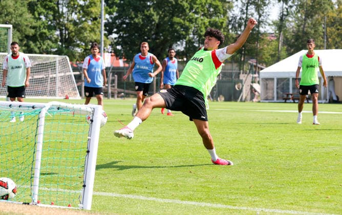 August 4, 2026, Germany, Grassau, Bundesliga, 2026–2027 season, VfB Stuttgart training camp, Ertugrul Yigit