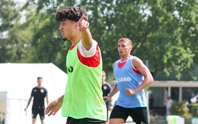 August 4, 2026, Germany, Grassau, Bundesliga, 2026–2027 season, VfB Stuttgart training camp, Ertugrul Yigit