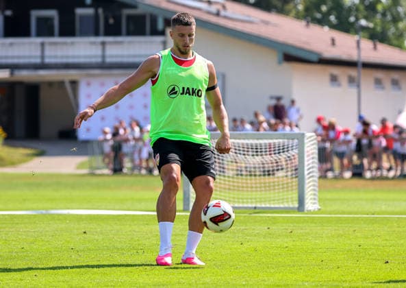 August 4, 2026, Germany, Grassau, Bundesliga, 2026–2027 Season, VfB Stuttgart Training Camp, Ermedin Demirovic