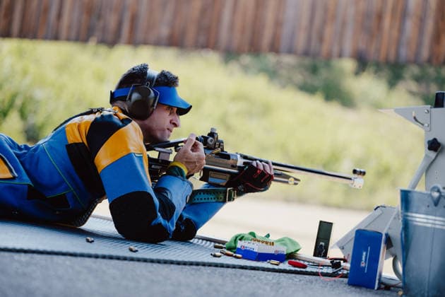 VARIOUS SPORTS - World Championship, WM, Weltmeisterschaft 2026 WIENER NEUSTADT,AUSTRIA,04.AUG.26 - VARIOUS SPORTS - CISM World Championship 2026, military pentathlon. Image shows Thiago Dias (BRA).  GEPAxpictures xAlexanderxSolc