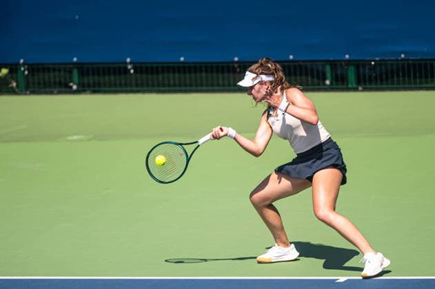 Warszawa 04.08.2026. Tennis. WTA, Tennis Damen 125 Warsaw T-Mobile Polish Open, day 3, Warsaw, Poland --- Tenis. Turniej WTA 125 Warsaw T-Mobile Polish Open, dzien 3, Warszawa Persons shown : Weronika Ewald Fot. Kai Taller Arena Akcji NEWSPIX.PL --- newspix.pl POLAND OUT! 