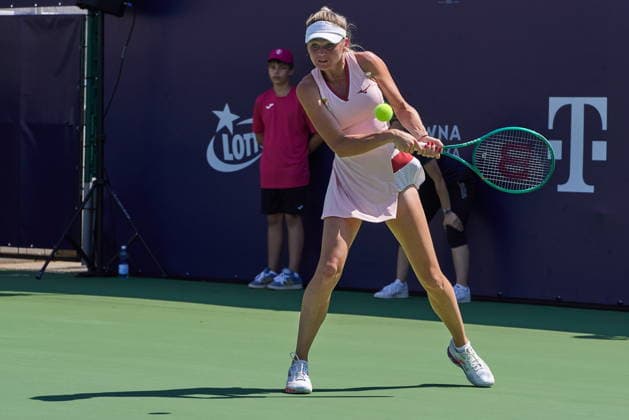 Warszawa 04.08.2026. Tennis. WTA, Tennis Damen 125 Warsaw T-Mobile Polish Open, day 3, Warsaw, Poland --- Tenis. Turniej WTA 125 Warsaw T-Mobile Polish Open, dzien 3, Warszawa Persons shown : Linda Klimovicova (POL) Fot. Dominika Chmura Arena Akcji NEWSPIX.PL --- newspix.pl 