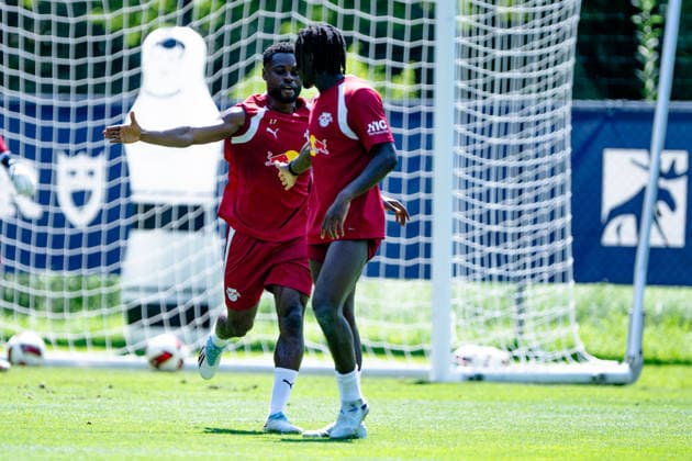 Ridle Baku, RB Leipzig, celebrates his goal, RB Leipzig, soccer, training camp in Austria, preseason, 2026–2027 season, GER, August 4, 2026, Eibner Press Photo: Andreas Ulmer, RB Leipzig, soccer, training camp in Austria, preseason, 2026–2027 season, GER, August 4, 2026, Copyright: xEibner-Pressefoto AndreasxUlmerx EP_AUR