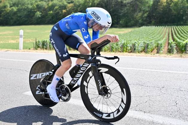 August 4, 2026, Lacets de Marsannay, France, Cycling, Tour de France Femmes, Stage 4, Individual Time Trial from Gevrey-Chambertin to Dijon, Liane Lippert, Movistar Team, Tour de France Femmes, Stage 4
