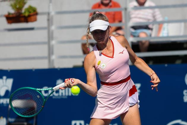 WARSZAWA 04.08.2026 TURNIEJ WTA, Tennis Damen 125 WARSAW T-MOBILE POLISH OPEN - RUNDA 32 --- TENNIS TOURNAMENT WTA 125 WARSAW T-MOBILE POLISH OPEN - ROUND 32 LINDA KLIMOVICOVA FOT. ANNA KLEPACZKO FOTOPYK NEWSPIX.PL --- newspix.pl