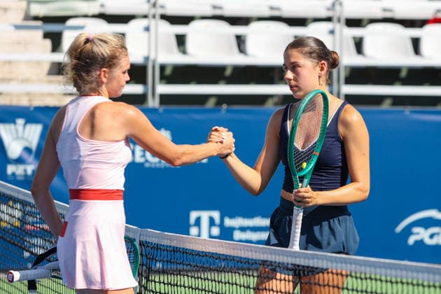 WARSZAWA 04.08.2026 TURNIEJ WTA, Tennis Damen 125 WARSAW T-MOBILE POLISH OPEN - RUNDA 32 --- TENNIS TOURNAMENT WTA 125 WARSAW T-MOBILE POLISH OPEN - ROUND 32 LINDA KLIMOVICOVA ELIZARA YANEVA FOT. ANNA KLEPACZKO FOTOPYK NEWSPIX.PL --- newspix.pl 