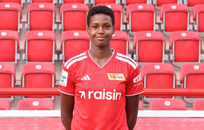 Mariann Noack 1 FC Union Berlin FCU Soccer 1 BL Bundesliga Women s League Portrait Session 2026–2027 Season Headshot, Portrait, Introduction, Presentation, Press Event, GER 04 08 2026