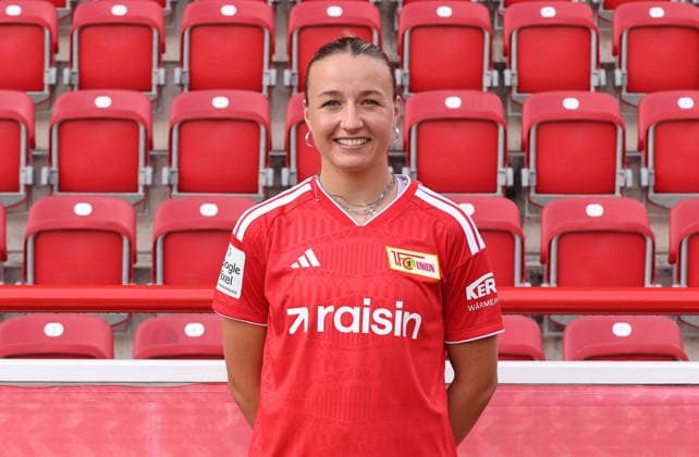 Tanja Pawollek 1 FC Union Berlin FCU Soccer 1 BL Women s Bundesliga Women s Team Photo Shoot 2026–2027 Season Headshot, Portrait, Introduction, Presentation, Press Event, GER 04 08 2026
