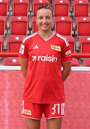 Tanja Pawollek 1 FC Union Berlin FCU Soccer 1 BL Women s Bundesliga Women s Team Photo Shoot 2026–2027 Season Headshot, Portrait, Introduction, Presentation, Press Event, GER 04 08 2026