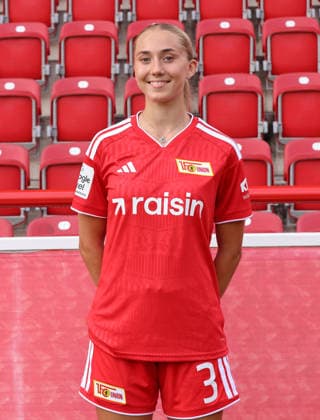 Silje Helgesen 1 FC Union Berlin FCU Soccer 1 BL Bundesliga Women s League Portrait Session 2026–2027 Season Headshot, Portrait, Introduction, Presentation, Press Event, GER 04 08 2026