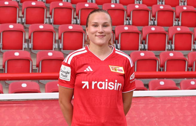 Ida Heikkinen 1 FC Union Berlin FCU Soccer 1 BL Bundesliga Women s League Portrait Session 2026–2027 Season Headshot, Portrait, Introduction, Presentation, Press Event, GER 04 08 2026