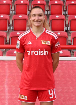 Sophie Weidauer 1 FC Union Berlin FCU Soccer 1 BL Bundesliga Women s League Portrait Session 2026–2027 Season Headshot, Portrait, Introduction, Presentation, Press Event, GER 04 08 2026