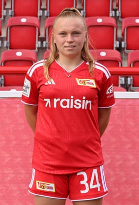Leni Hof 1 FC Union Berlin FCU Soccer 1 BL Bundesliga Women s League Portrait Session 2026–2027 Season Headshot, Portrait, Introduction, Presentation, Press Event, GER 04 08 2026