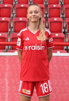 Leona Seifert 1 FC Union Berlin FCU Soccer 1 BL Bundesliga Women s League Portrait Session Season 2026–2027 Headshot, Portrait, Introduction, Presentation, Press Event, GER 04 08 2026