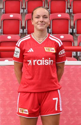 Lisa Heiseler 1 FC Union Berlin FCU Soccer 1 BL Women s Bundesliga Women s Team Photo Shoot 2026–2027 Season Headshot, Portrait, Introduction, Presentation, Press Event, GER 04 08 2026
