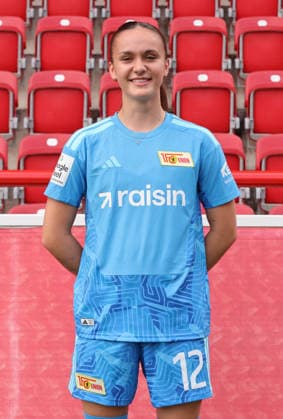 Goalkeeper Nelly Smolarczyk 1 FC Union Berlin FCU Soccer 1 BL Women s Bundesliga Women s Team Photo Shoot 2026–2027 Season Headshot, Portrait, Introduction, Presentation, Press Event, GER 04 08 2026